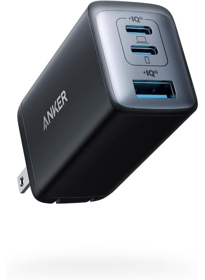 Anker Powersport ||| 3-Port 65W Pod , USB-A output 22.5W max ,USB-C1/USB-C2 Black  - Image 1