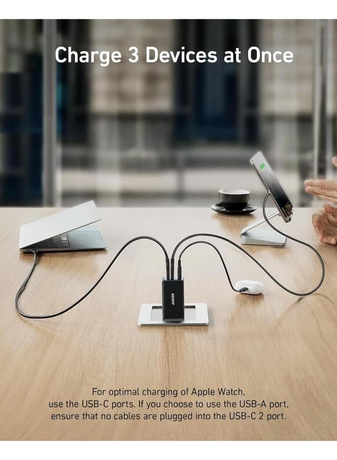 Anker Powersport ||| 3-Port 65W Pod , USB-A output 22.5W max ,USB-C1/USB-C2 Black  - Image 3
