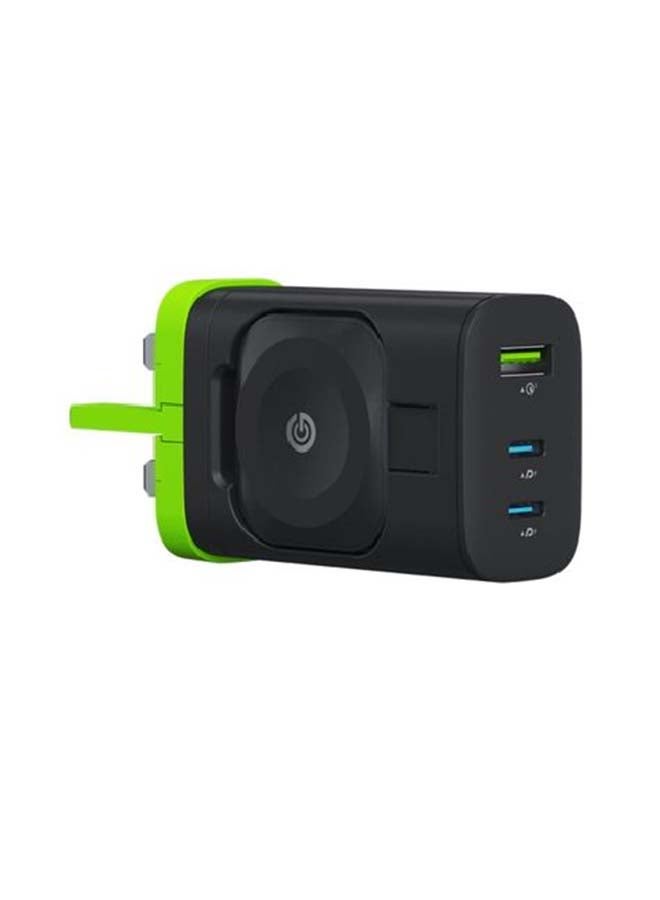 جوي شاحن الجدار IWall 43W + شاحن Apple Watch: شحن سريع و مدمج ومتعدد الأجهزة بتقنية PD و Quick Charge  - Image 1