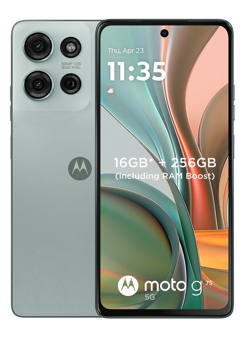 Motorola - G75 Dual SIM Succulent Green 8GB RAM 256GB 5G - Middle East Version - Image 1