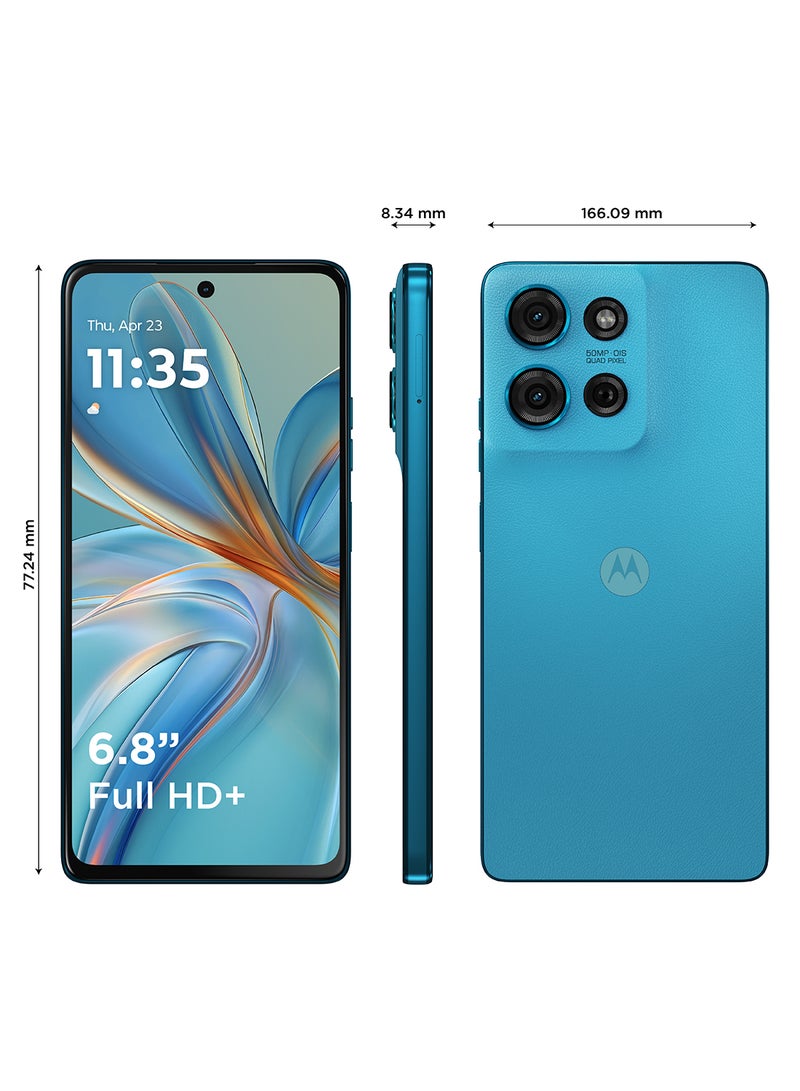Motorola - G75 Dual SIM Aqua Blue 8GB RAM 256GB 5G - Middle East Version - Image 1