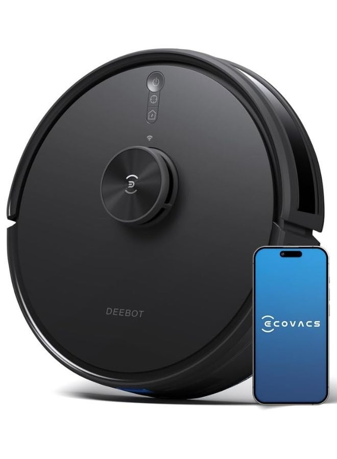 ecovacs - Robot Vacuum Cleaner and Mop DEEBOT Y1 Pro,Powerful 6500Pa Suction,UP to 180 Minutes Runtime,Intelligent LIDAR Navigation,Multi-Floor Mapping(1 Year Warranty) 35 W Y1 Pro Black - Image 1