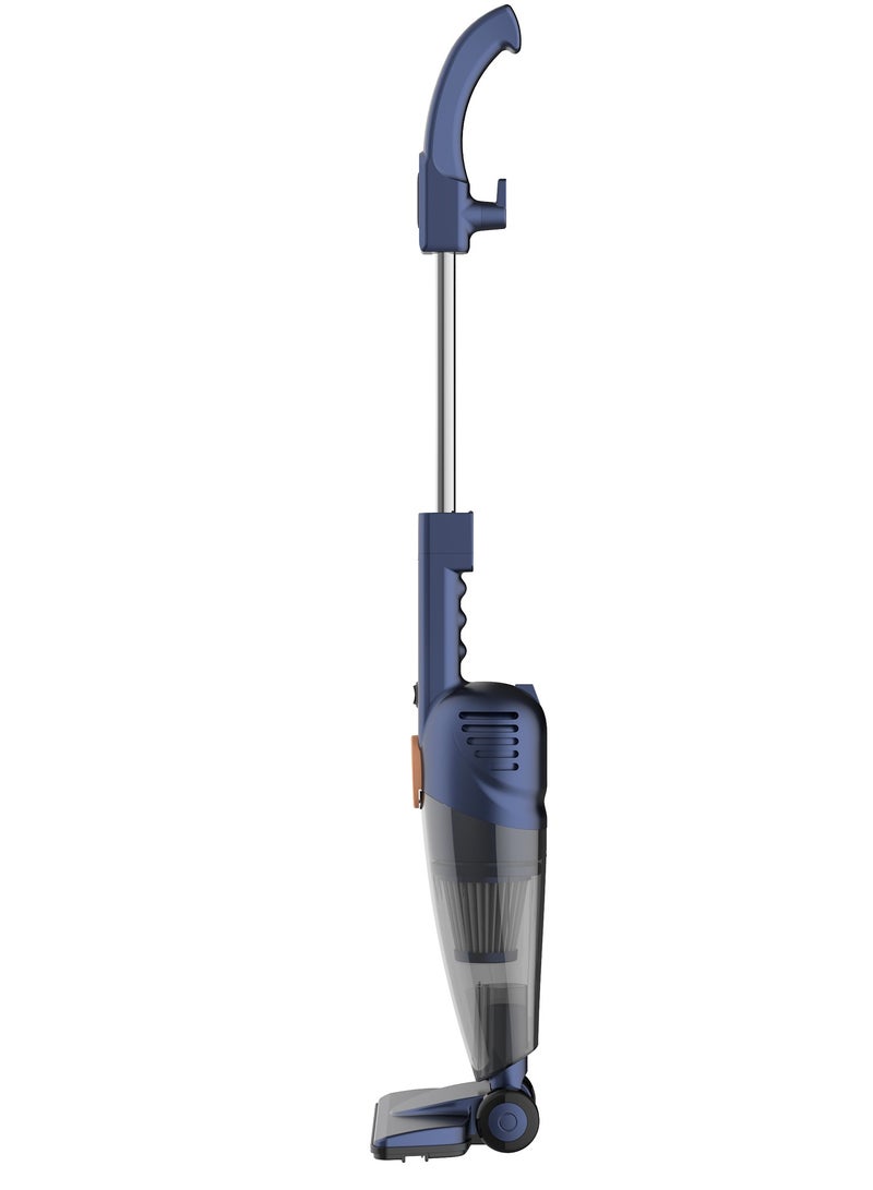 Deerma Vacuum Cleaner, Light Weight Handheld Vacuum Cleaner, 12kPa Strong Suction, Three Brush Heads, Triple Layer Filtration, 1.2L Large Dust Cup, Washable Filter and Easy to Assemble - 1.2 L 600 W DX115C-Pro Blue  - Image 3