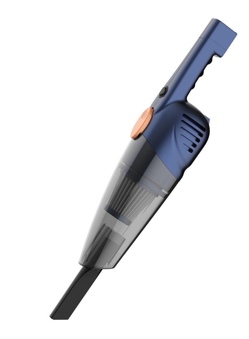 Deerma Vacuum Cleaner, Light Weight Handheld Vacuum Cleaner, 12kPa Strong Suction, Three Brush Heads, Triple Layer Filtration, 1.2L Large Dust Cup, Washable Filter and Easy to Assemble - 1.2 L 600 W DX115C-Pro Blue  - Image 4