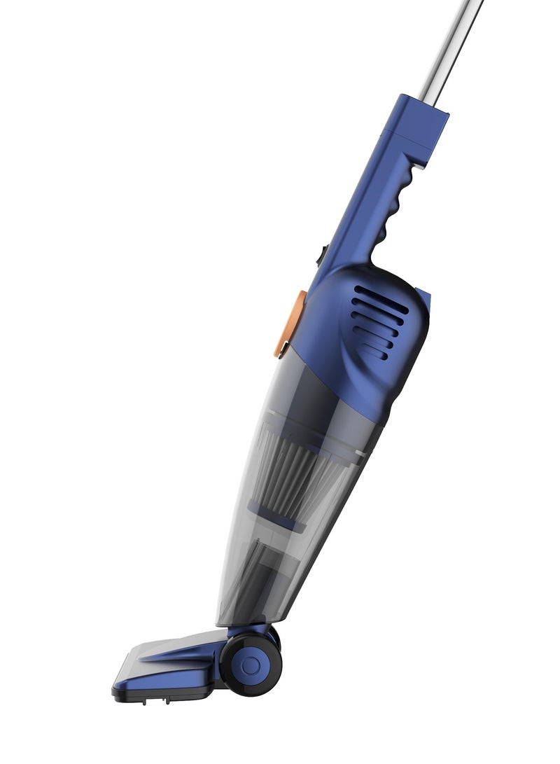 Deerma Vacuum Cleaner, Light Weight Handheld Vacuum Cleaner, 12kPa Strong Suction, Three Brush Heads, Triple Layer Filtration, 1.2L Large Dust Cup, Washable Filter and Easy to Assemble - 1.2 L 600 W DX115C-Pro Blue  - Image 5