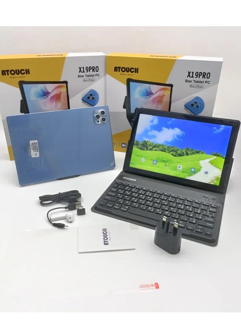 ATOUCH X19 Life 10.1 Inch (Blue), Android 12.0, RAM8GB, ROM512GB, Game, Learning, Tablet PC With Mouse And Keyboard  - Image 4