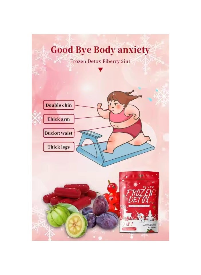 Gluta Frozen Frozen Detox 2-In-1 Detox And Fiberry Dietary Supplement - Image 5