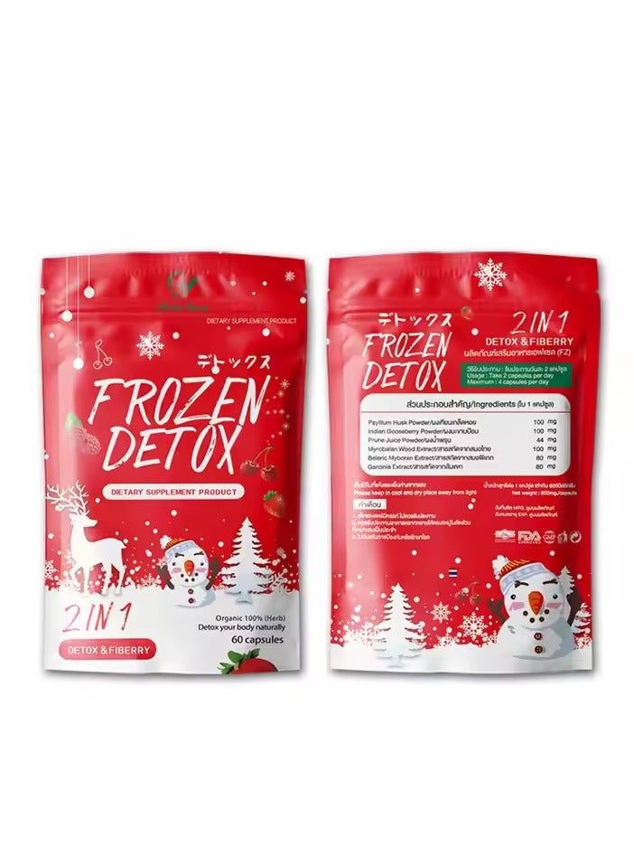 Gluta Frozen Frozen Detox 2-In-1 Detox And Fiberry Dietary Supplement - Image 2