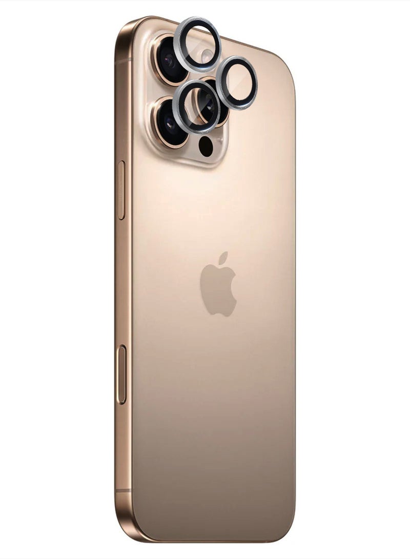 مارجون For 16 Pro/16 Pro Max Camera Lens Protector, Ultra Tough HD Individual Lens Protectors, Scratch Resistant, Ultra Thin Tempered Glass Natural - Image 2