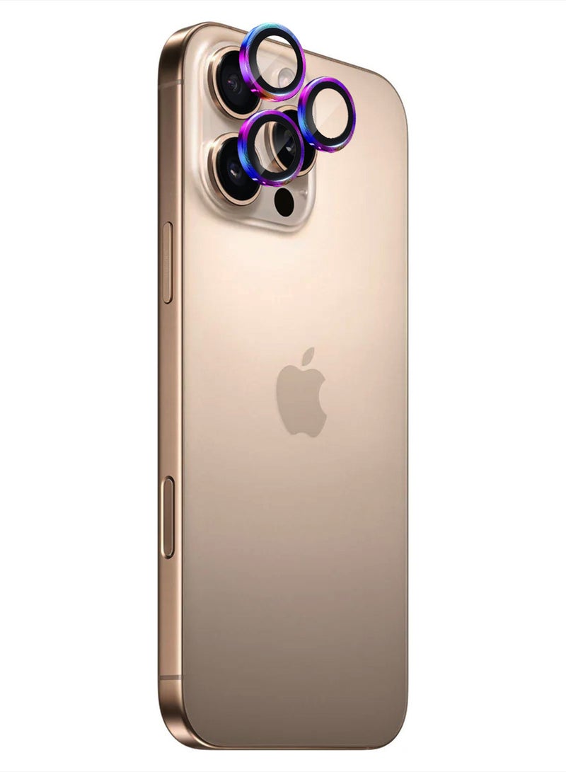 MARGOUN for 16 Pro/16 Pro Max Camera Lens Protector, Ultra Tough HD Individual Lens Protectors, Scratch Resistant, Ultra Thin Tempered Glass Multicolour - Image 2