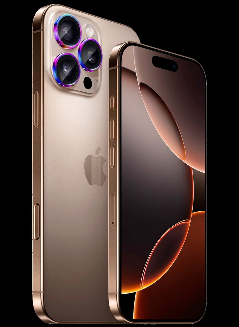 MARGOUN for 16 Pro/16 Pro Max Camera Lens Protector, Ultra Tough HD Individual Lens Protectors, Scratch Resistant, Ultra Thin Tempered Glass Multicolour - Image 3