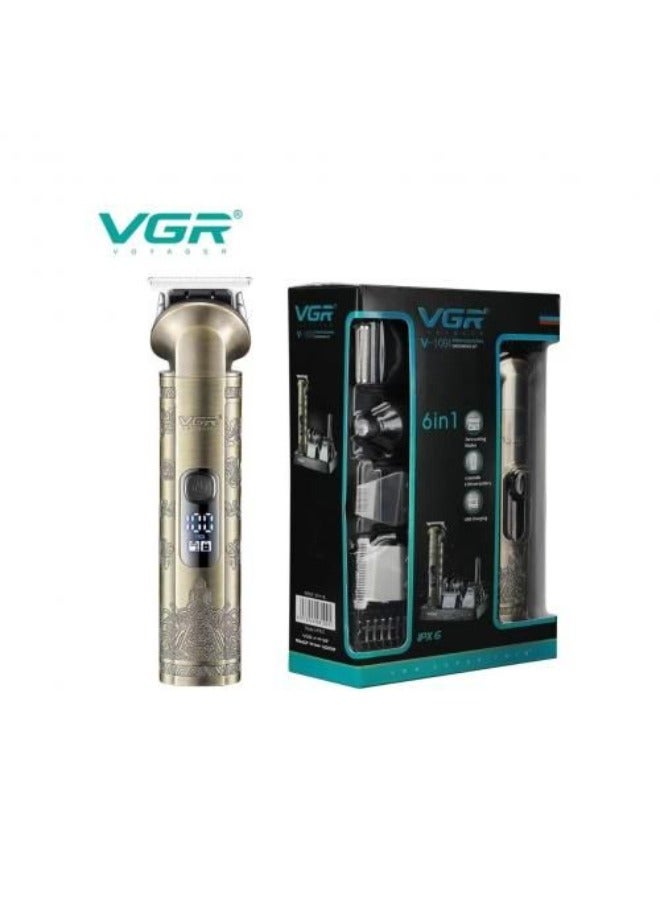VGR V-109 Rechargeable Cordless Electric Shaver GOLD - Image 1