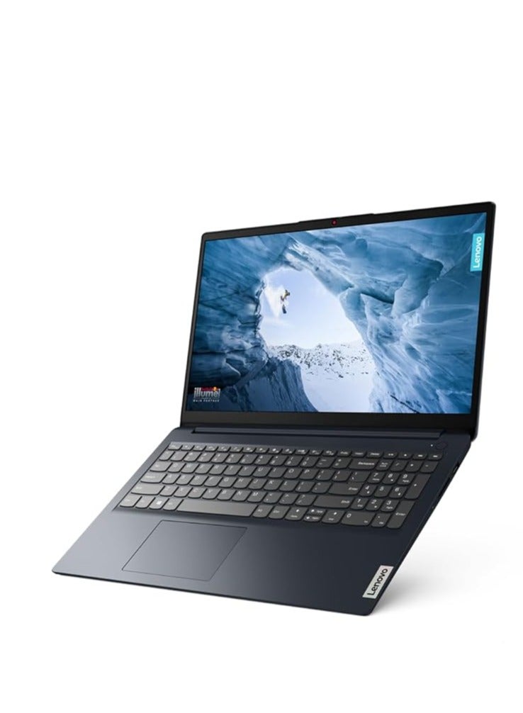 Lenovo IdeaPad 1 15IAU7 Laptop - 12th Intel Core i3-1215U, 8 GB RAM, 256 GB SSD, Integrated Intel UHD Graphics, 15.6" HD (1366x768) TN 220nits Anti-glare, Abyss Blue English/Arabic Abyss Blue - Image 1