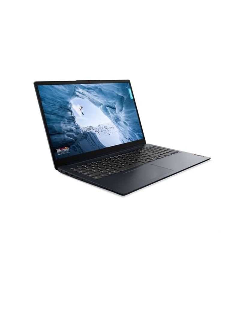 Lenovo IdeaPad 1 15IAU7 Laptop - 12th Intel Core i3-1215U, 8 GB RAM, 256 GB SSD, Integrated Intel UHD Graphics, 15.6" HD (1366x768) TN 220nits Anti-glare, Abyss Blue English/Arabic Abyss Blue - Image 2