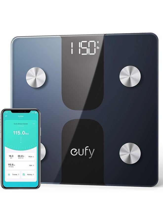 eufy Smart Scale C1 with Bluetooth, Body Fat Scale, Wireless Digital Bathroom Scale, 12 Measurements, Weight/Body Fat/BMI, Fitness Body Composition Analysis  - Image 1