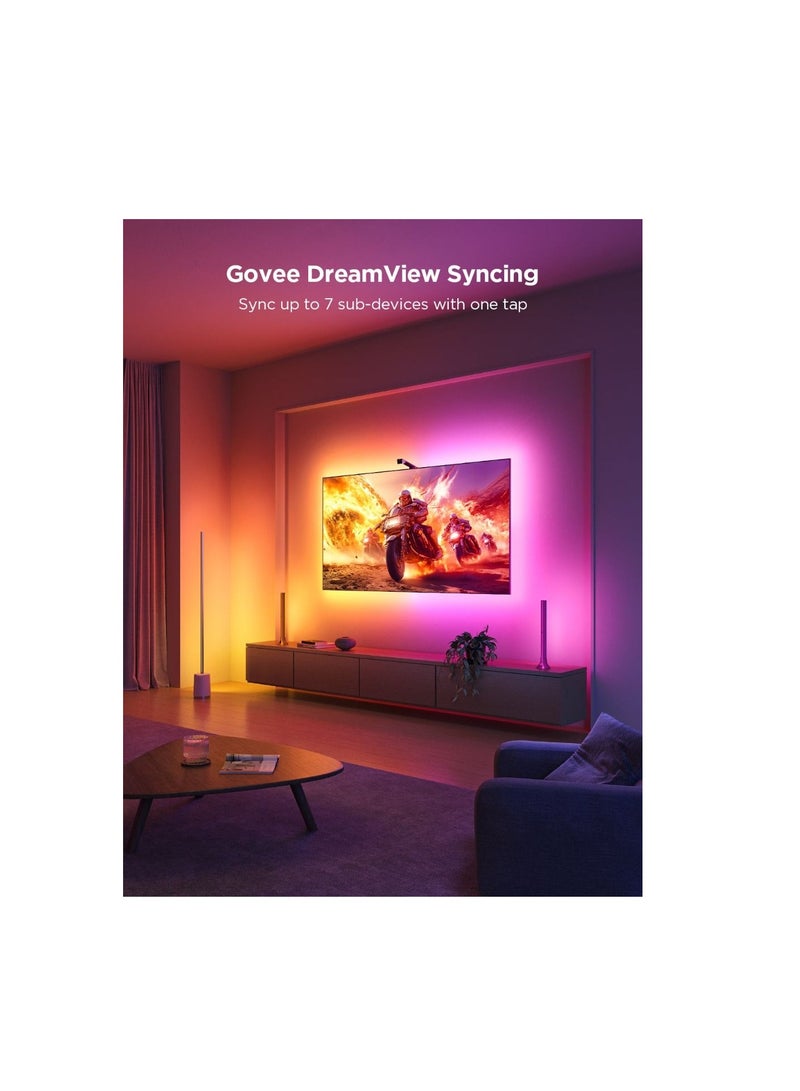 Govee TV Backlight 3 Lite with Fish-eye Correction Function Sync to 75-85 Inch TVs, RGBICW Wi-Fi TV LED Backlight with Camera, 4 colours in 1 Lamp Bead, Voice and APP Control - Image 3