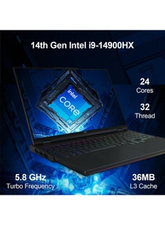 Lenovo Legion Pro 7 (Upgraded Version) Laptop With 16-Inch Display, Intel Core i9-14900HX Processor/64GB RAM/4TB SSD/16GB GeForce RTX 4090 Graphics/Windows 11 English Black  - Image 3