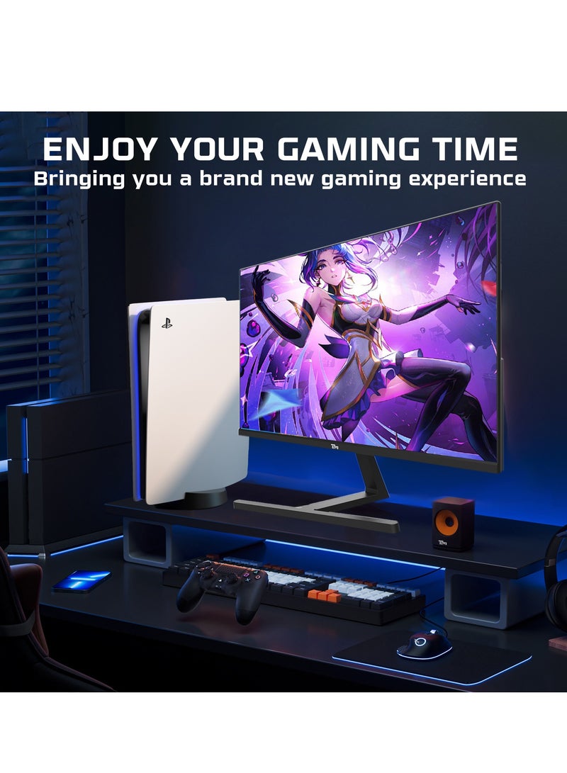 TM27FHD180IPS Blaze Series Gaming Monitor Flat 27 Inch 1920x1080p FHD IPS Panel 165/180hz Refresh Rate HDMI 2.1 0.5ms Response Time HDR with Built in Speakers Black