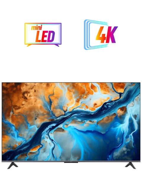 55 Inch S Mini LED 4k Display TV | Google TV | Quality audio-visual | A73Quad cortex | Ultra-low latency | 144HZ | Ultra-fast Wi-Fi 6 | 2025 - L55MASPLME Black