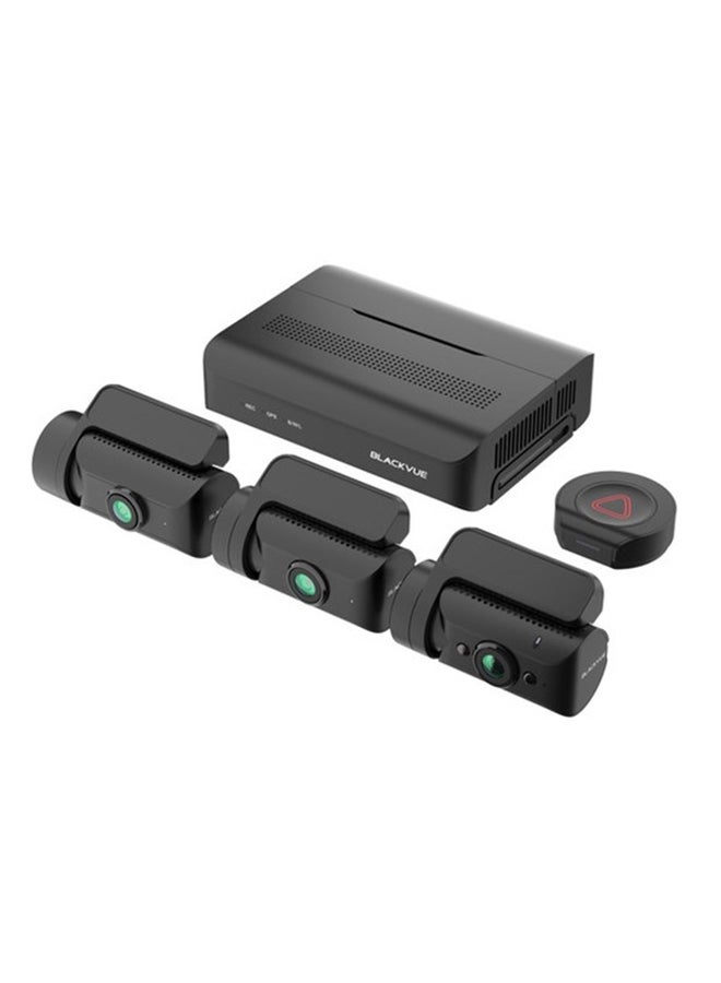 بلاك فيو DR770X Box 64GB | Triple-Channel Fhd Dashcam With A Secure Recording Unit Dashcam Front Rear And Inside  - Image 1