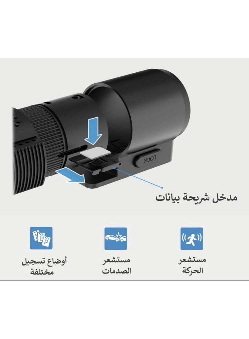 بلاك فيو Blackvue DR970X-2CH SA LTE PLUS 64GB | 4K/Full Hd Dual-Channel Cloud Dashcam | Built-In Wi-Fi, Gps, Parking Mode Voltage Monitor | LTE Bulit-in  - Image 4