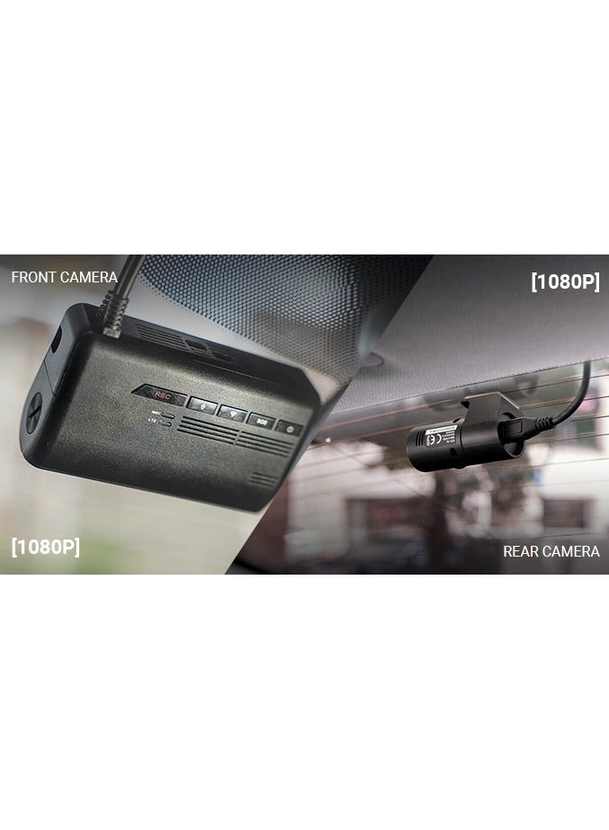 THINKWARE T700 Dash Cam Full Hd 1080P - Front And Rear Car Dash Camera With Built-In Wi-Fi, 4G Lte Connectivity, Super Night Vision And Safety Camera Alert - With 32Gb Sd Card  - Image 3