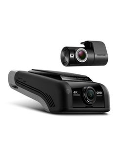 U1000 Dash Cam - 4K Uhd 2160P Front And 2K Qhd Rear Dash Camera With Built-In Wi-Fi & Hardwire Lead For Battery Safe Parking Mode - Includes 32Gb Sd Card