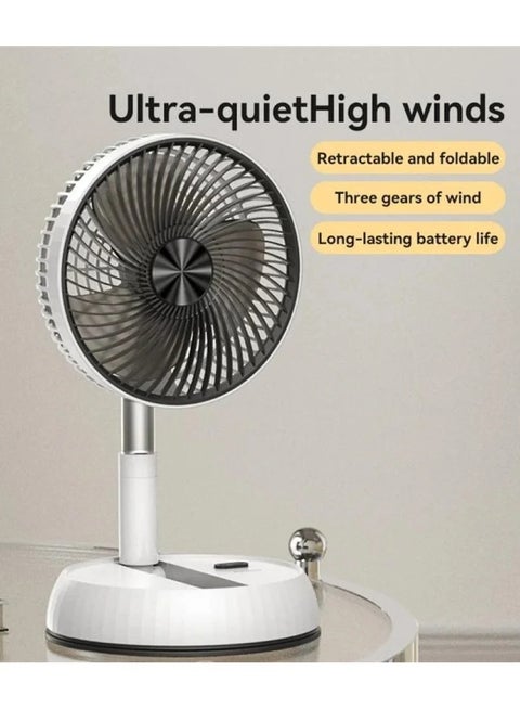 Folding Wireless Fan 31059 White