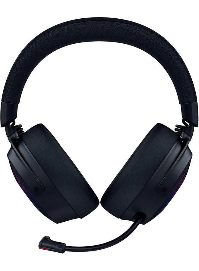 RAZER Kraken V4 Pro Wireless Gaming Headphones, OLED Control Hub, 40mm Driver, Razer TriForce Bio-Cellulose Type, Retractable Razer HyperClear Super Wideband Mic, Unidirectional Pick-Up, Black | RZ04-05160100-R3M1  - Image 2