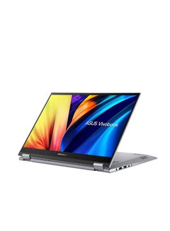 ASUS ASUS VivoBook Flip 14 Thin and Light 2-in-1 Laptop, 14 Inch Touch Display with Pen, Ryzen™ 7-7730U, 8GB RAM, 512GB SSD, Radeon Graphics, Stylus Pen, Windows 11, TN3402YA-LZ007W, Silver English/Arabic Silver  - Image 2