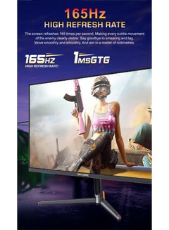 Datazone 24" inch, FHD (1920x1080) 165HZ, IPS Gaming Monitor, 1ms GTG Response Time, Console Compatible (PS5-XBOX) With Built-in Speakers Black  - Image 4