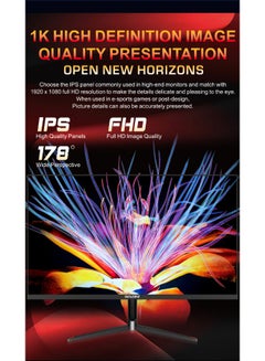 Datazone 27" inch, FHD (1920x1080) 165HZ, IPS Gaming Monitor, 1ms GTG Response Time, Console Compatible (PS5-XBOX) With Built-in Speakers Black  - Image 5