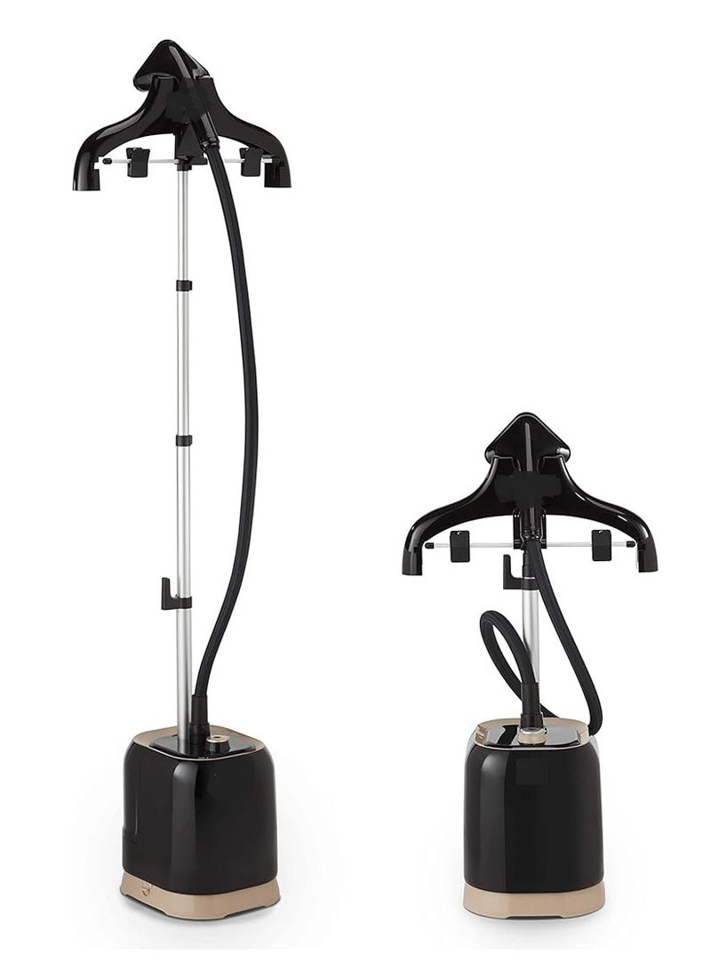 Stand Garment Steamer 1700 Watts 1.5 L water Tank Fabric brush Included Black and Beige IT3420EG 1.5 L 1700 W IT3420EG Black and Beige