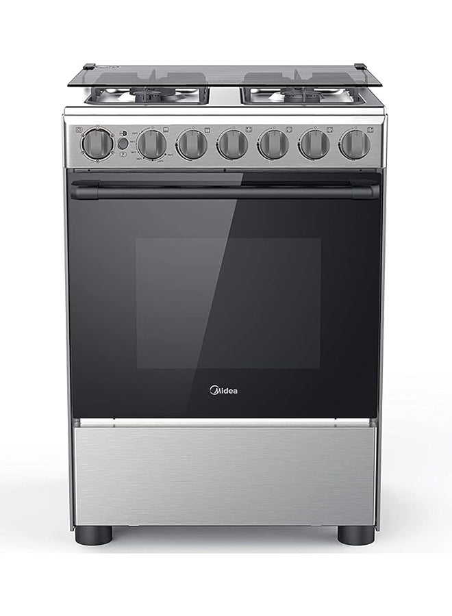 Midea - Home Bundle -  8KG Front Load Washing Machine + 60x60cm Freestanding Cooker MF100W80BT-GCC+BME62058FFD-D Titanium - Image 1