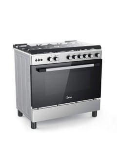 Midea Home Bundle -  Counter Top Dishwasher + 90x60cm Stainless Steel Freestanding Cooker WQP83802FS+LME95030FFD-C White / Silver  - Image 3