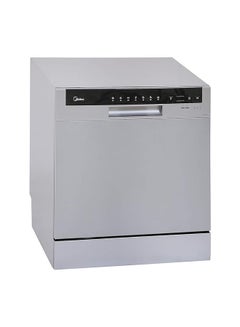 Midea Home Bundle -  Counter Top Dishwasher + 90x60cm Stainless Steel Freestanding Cooker WQP83802FS+LME95030FFD-C White / Silver  - Image 2