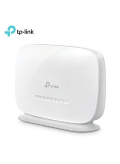 TP-LINK TL-MR105 300 Mbps Wireless N 4G LTE Router, 2.4 GHz, FDD/TDD-LTE Support, Nano SIM Slot, 32 Device Connectivity, Plug-and-Play, 2 Internal 4G/3G & Wi-Fi Antennas, 1 LAN/WAN Port, WPS, WPA/WPA2 Security, Guest Network, Dynamic DNS, IPv4/IPv6 Support, Up to 150 Mbps Download Speed, TL-MR105 White  - Image 1