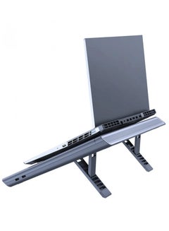Baseus ThermoCool Laptop Stand for Heat Dissipation and Hollow Carved Cooling Fan with 5 Wind Speed ​​Levels | Grey  - Image 2