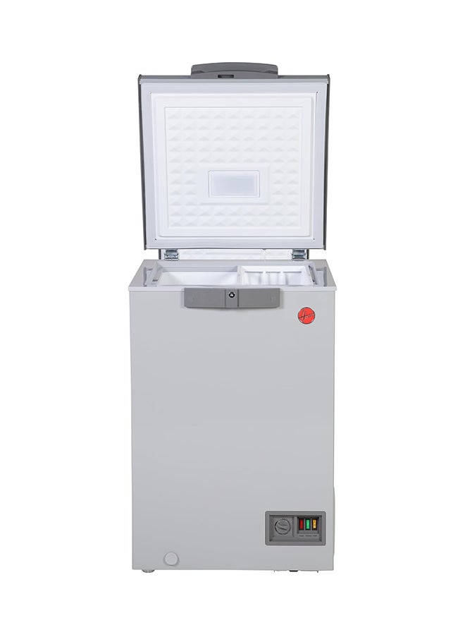 Hoover133L Single Door Chest Freezer, Low Frost, Convertible Temp, LED Lighting, 1 Year Warranty,Grey Finish - HCF-K133-GR 133 L 2400 W HCF-K133-GR Grey - Image 1