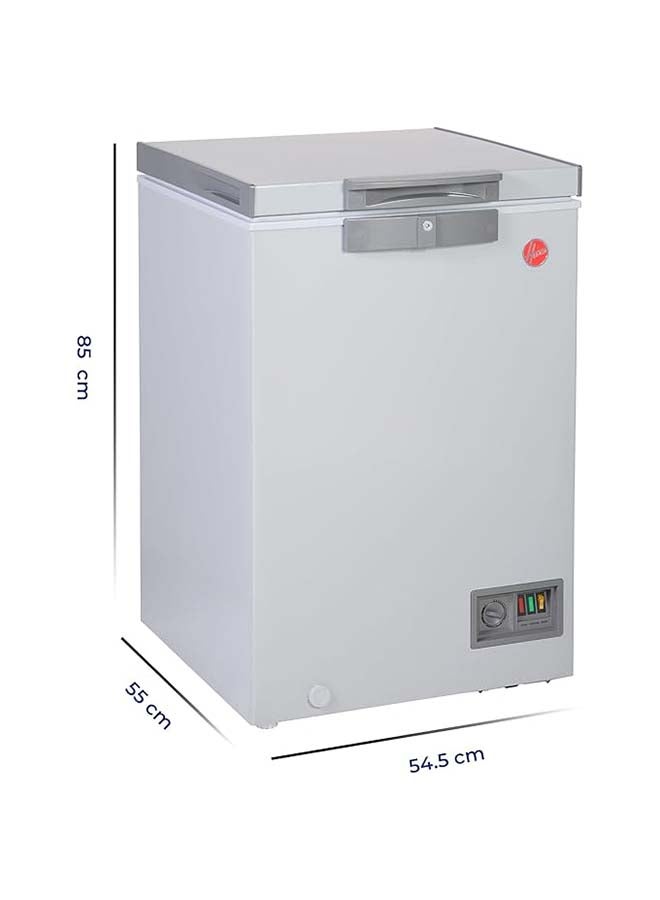 Hoover133L Single Door Chest Freezer, Low Frost, Convertible Temp, LED Lighting, 1 Year Warranty,Grey Finish - HCF-K133-GR 133 L 2400 W HCF-K133-GR Grey - Image 2