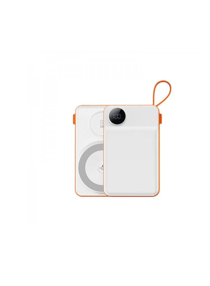 WIWU 10000 mAh Wi-P007 Core Wireless Charger Power Bank White - Image 1