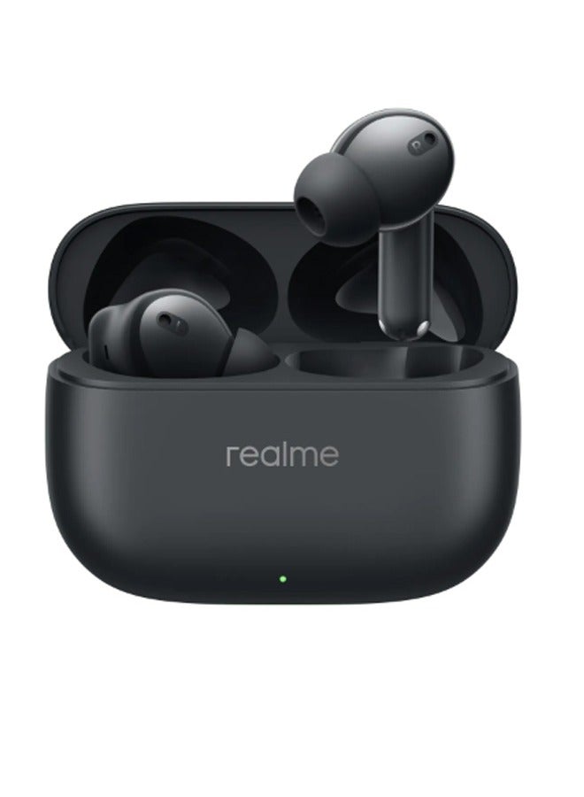realme - Global Version realme Buds T310 Bluetooth 5.4 Wireless TWS Earphone 40H Battery Life Headphone 46dB Active Noise Cancelling Black - Image 1