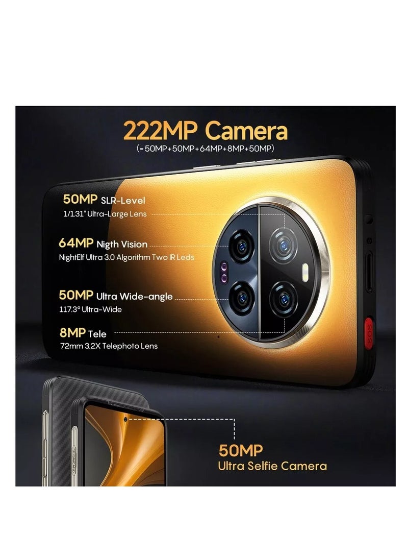 أوليفون - Ulefone Armor 23 Ultra 5G Rugged Phone 12GB+512GB 6.78" Display umbra orange - Image 1