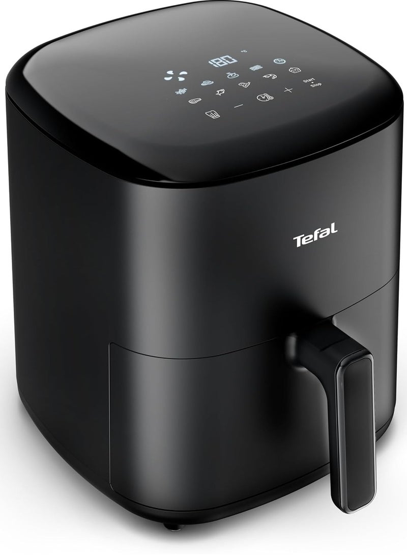 تيفال Easy Fry Max, Hot Air Fryer, 5 Liters, 1550 Watt, 10 Programs, Digital - EY2458EG 5 L 1550 W EY2458EG Black  - Image 2