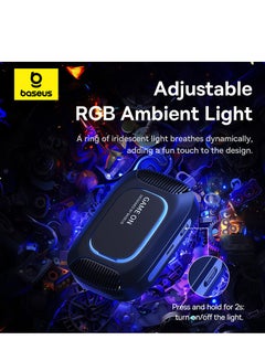 بيسوس Ultra-Thin Magnetic Phone Cooler – Efficient Heat Dissipation Radiator with Smart Temperature Control, Lightweight & Portable Design, Magnetic Attachment for Compatible Phones, Ideal for Intense Gaming & Extended Use, Keep Your Device Cool & Performance High Without Wireless Charger - Black  - Image 4