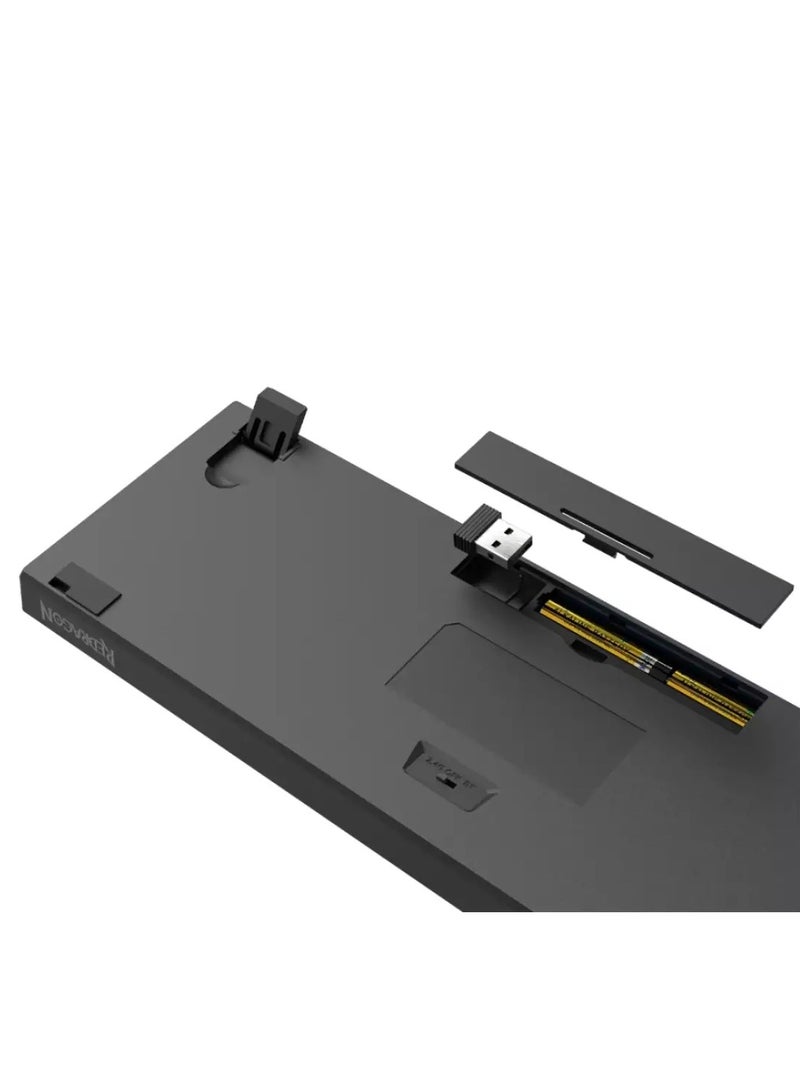 ريدراجون - K662 Gwern Dual Mode Wireless, Bluetooth Gaming Mechanical Keyboard, Red Switch - Image 1