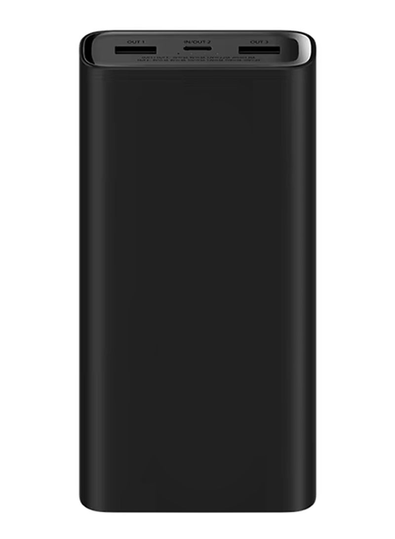 MARGOUN 20000 mAh Power Bank Portable Charger,74Wh High Capacity, External Battery Pack Compatible with Smart Devices Black  - Image 1