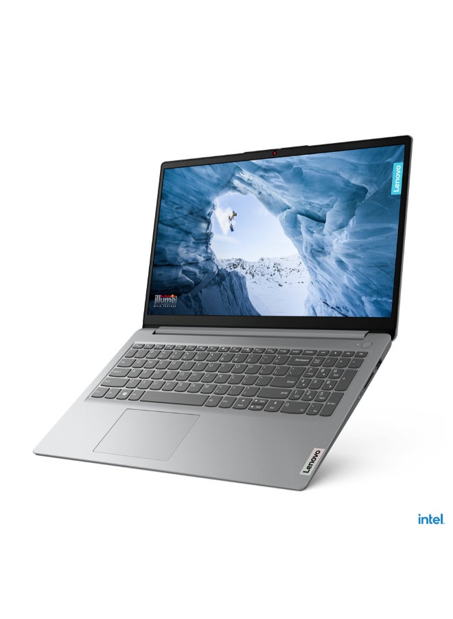 IdeaPad 1 Laptop With 15.6-Inch Display, Celeron N4500 Processor/4GB RAM/128GB SSD/Intel UHD Graphics/Windows 11 English/Arabic Cloud Grey - pnsku/N70116312V/45/_/1727937609/3cf4dd01-701e-4dfd-add8-7680895776bf