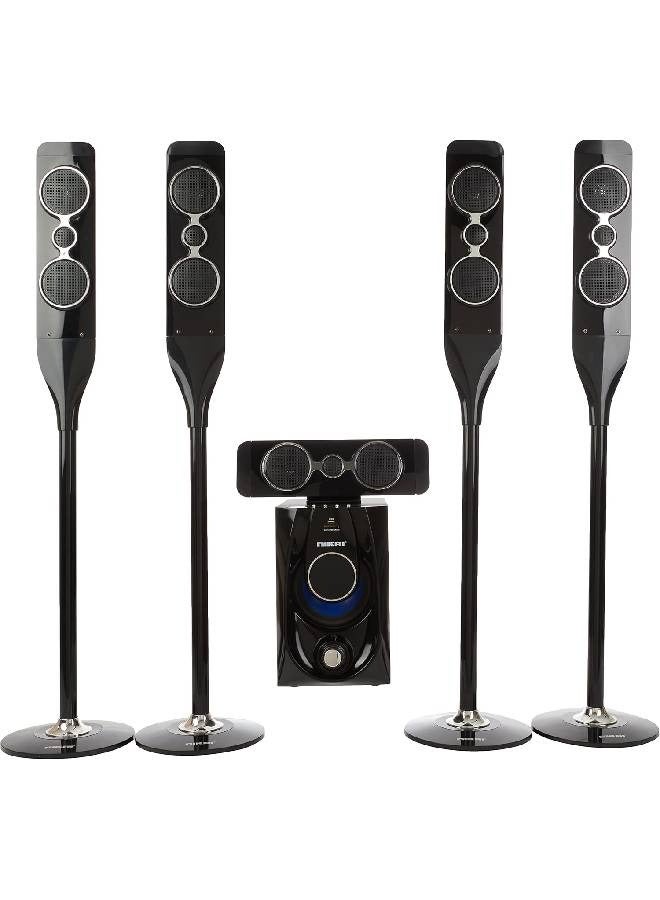 NIKAI 5-Speaker - Subwoofer For Home Theater Systems NHT6500BT Black  - Image 1