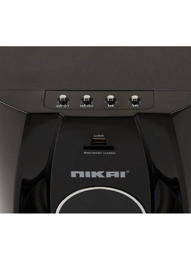 NIKAI 5-Speaker - Subwoofer For Home Theater Systems NHT6500BT Black  - Image 3
